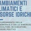 Convegno cambiamenti climatici e risorse idriche