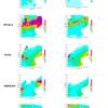 mappe di concentrazioni di vari tipi di pollini
