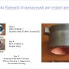 stampa 3D da filamenti di componenti per motori aerospaziali