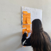 Studentessa al Living Lab