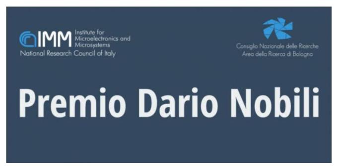 Copertina premio Dario Nobili