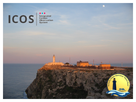 Panorama dell'Osservatorio Atmosferico sulla estremità nord orientale dell’isola di Lampedusa