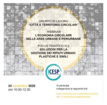 Locandina Webinar
