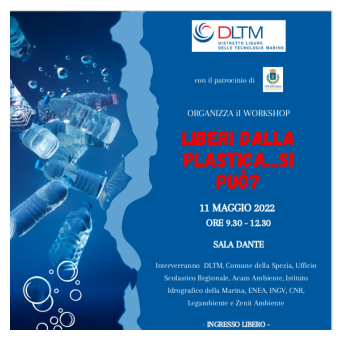Locandina  workshop Liberi dalla plastica si può?