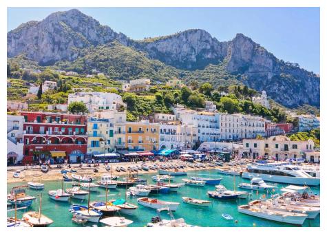 Capri vista del porto