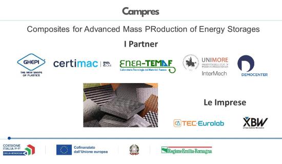 Copertina progetto CAMPRES