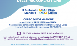 Locandina Corso di formazione campionamento microplastiche