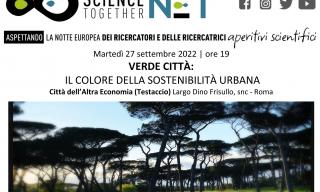 locandina aperiscienza sul verde urbano