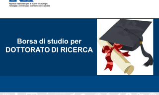 Avviso Borsa di studio per dottorato di ricerca in ingengeria dei sistemi civili -  XXXIX Ciclo