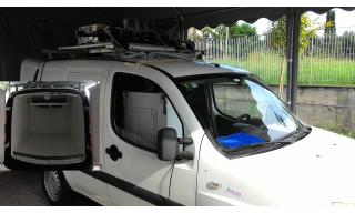 Sistema prototipale HP-ACS basato sull'utilizzo di materiali assorbenti idrurizzabili integrato a bordo di un Doblò FIAT per la refrigerazione del vano coibentato, utilizzando il calore di scarto del motore