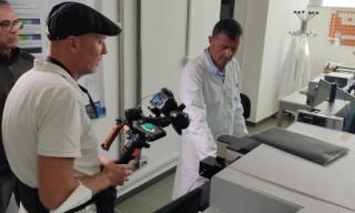 Alcune foto scattate al Centro Ricerche di Brindisi durante la registrazione della puntata RaiUno Linea Verde Life