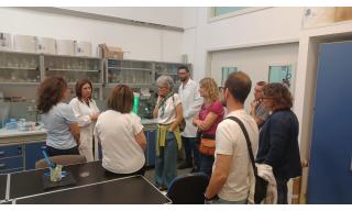 Visita ai laboratori presso il CR di Brindisi 