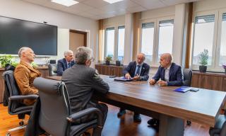 Un momento dell'incontro per la firma dell'Accordo Quadro