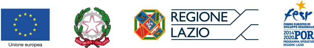 loghi POR FESR Lazio